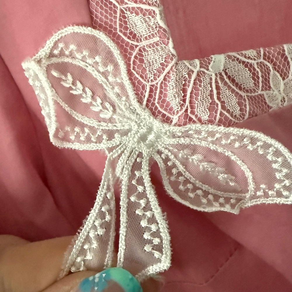 ✨ Vintage Prairie Square Dance Dress Bundle Lace Ruffle Cottagecore XS - Picture 8 of 11